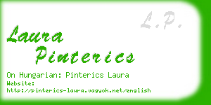 laura pinterics business card